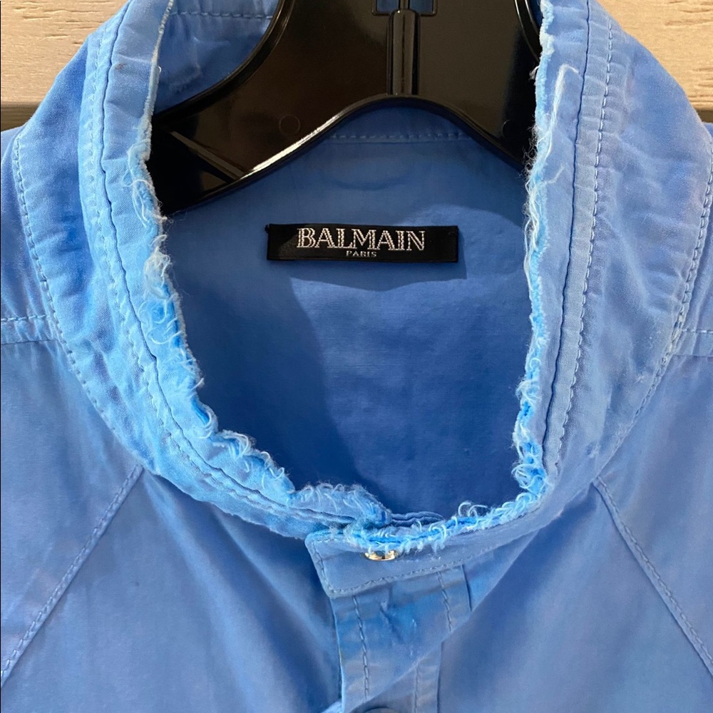 Authentic Balmain Button Down Shirt - image 5